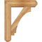 Ekena Millwork Imperial Craftsman Rough Sawn Bracket w/ Offset Brace, Western Red Cedar, 8"W x 30"D x 38"H BKT0806X30X38IMP04RWR - alternate 4